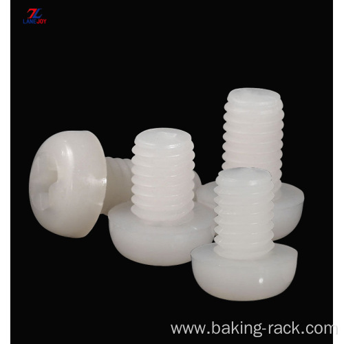 M8 M10 white nylon plastic machine screw